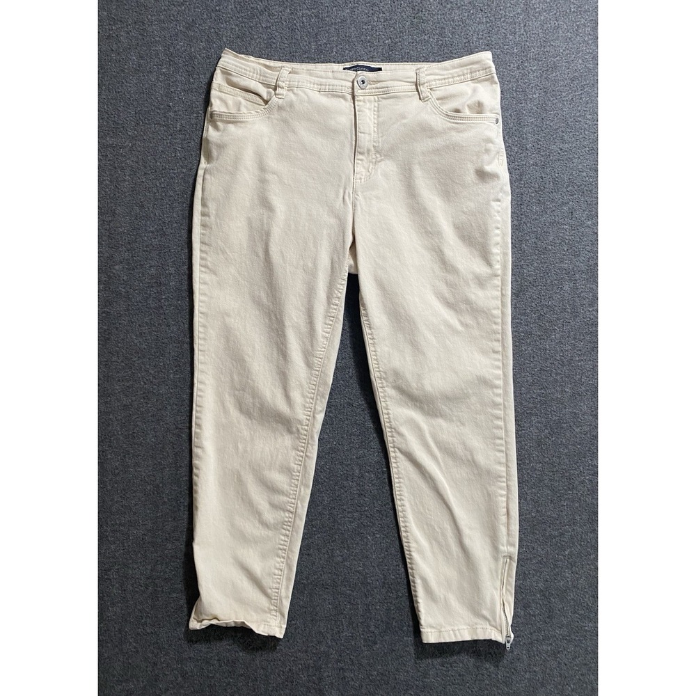 Faded Glory Stretch Women's Beige Jeans Size 14